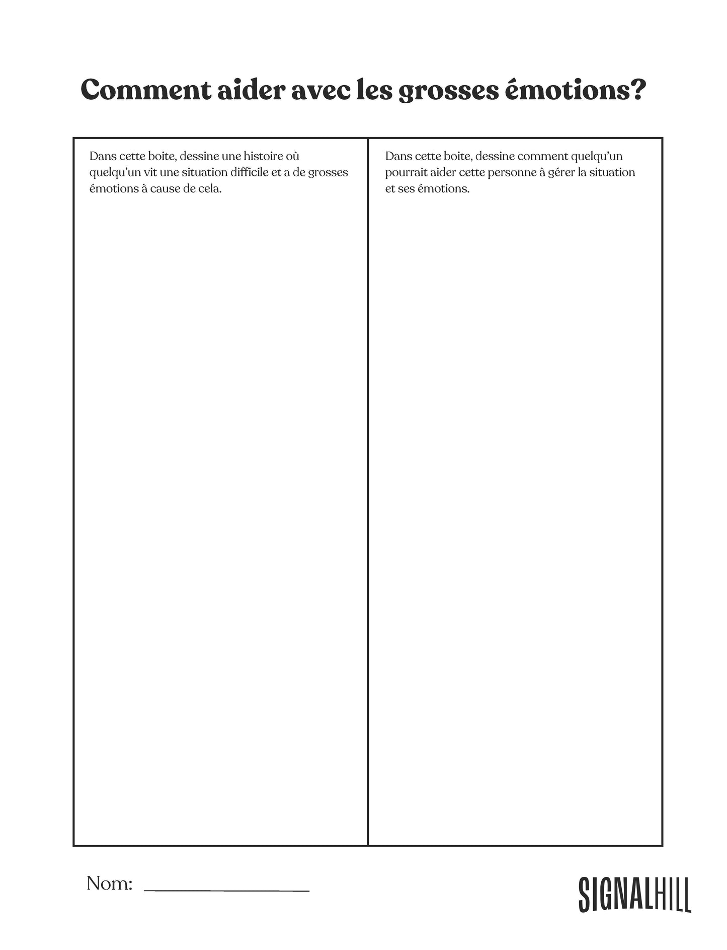 Plan de cours 4: Comment mes émotions affectent les autres