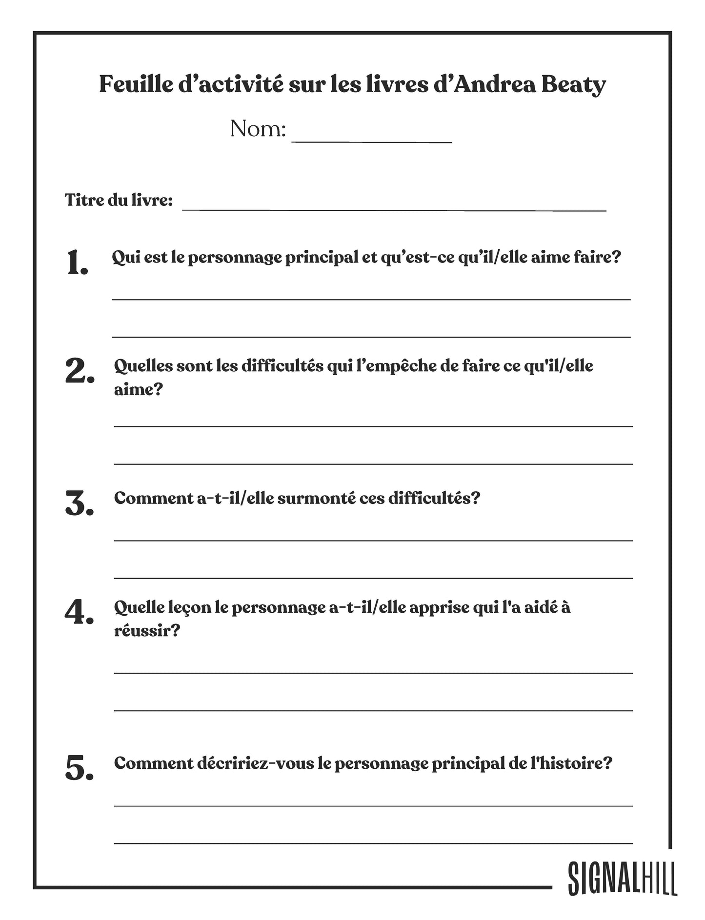 Plan de cours 2: Être un leader