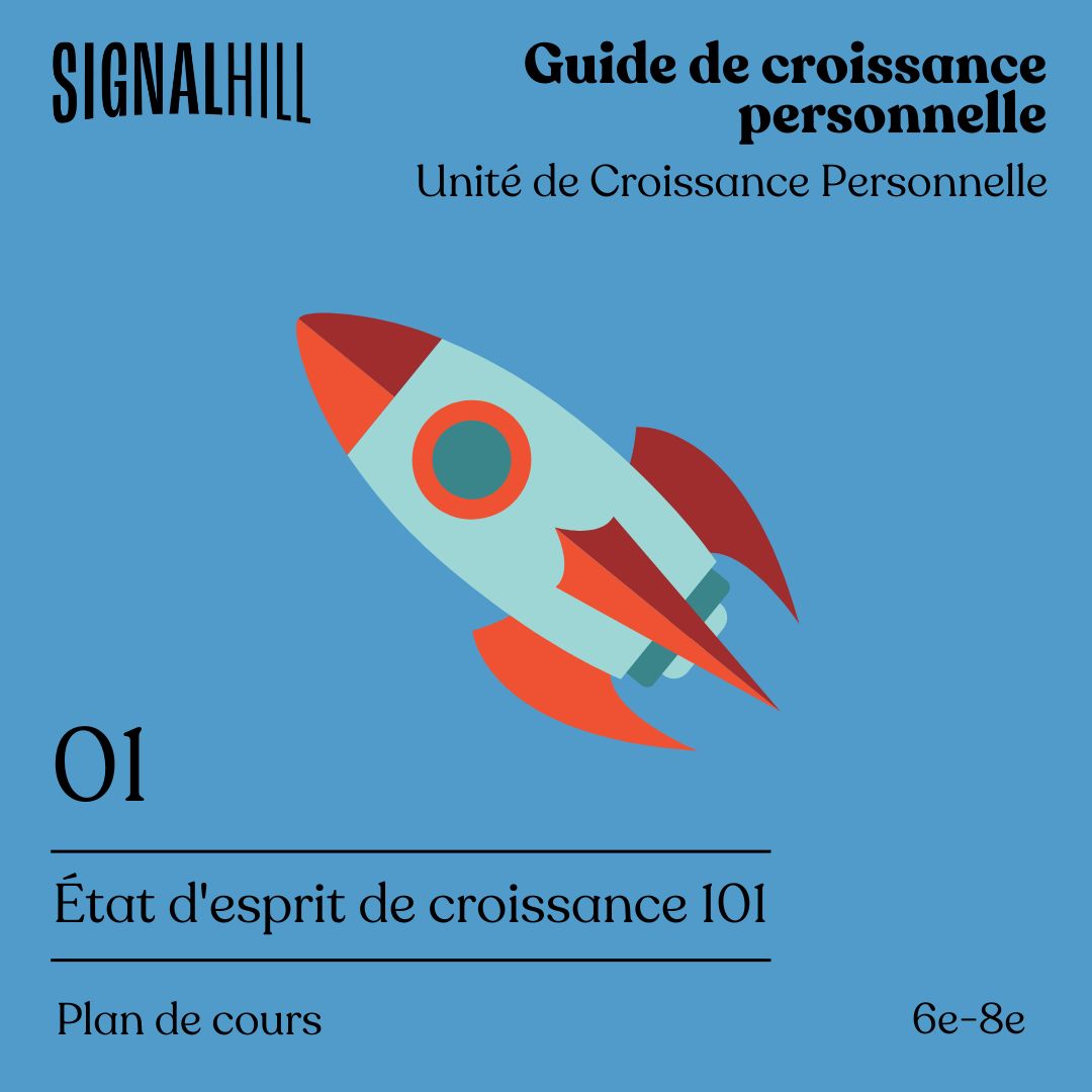 Plan de cours 1: État d'esprit de croissance 101