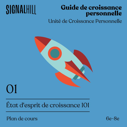 Plan de cours 1: État d'esprit de croissance 101