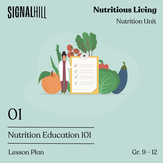 Lesson Plan 1: Nutrition Education 101