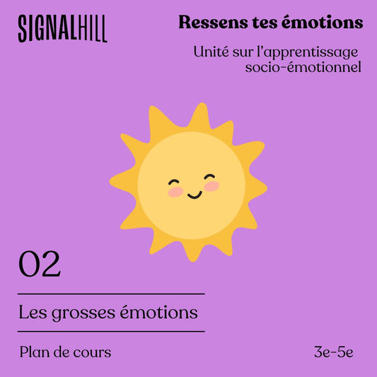 Plan de cours 2: Les grosses émotions