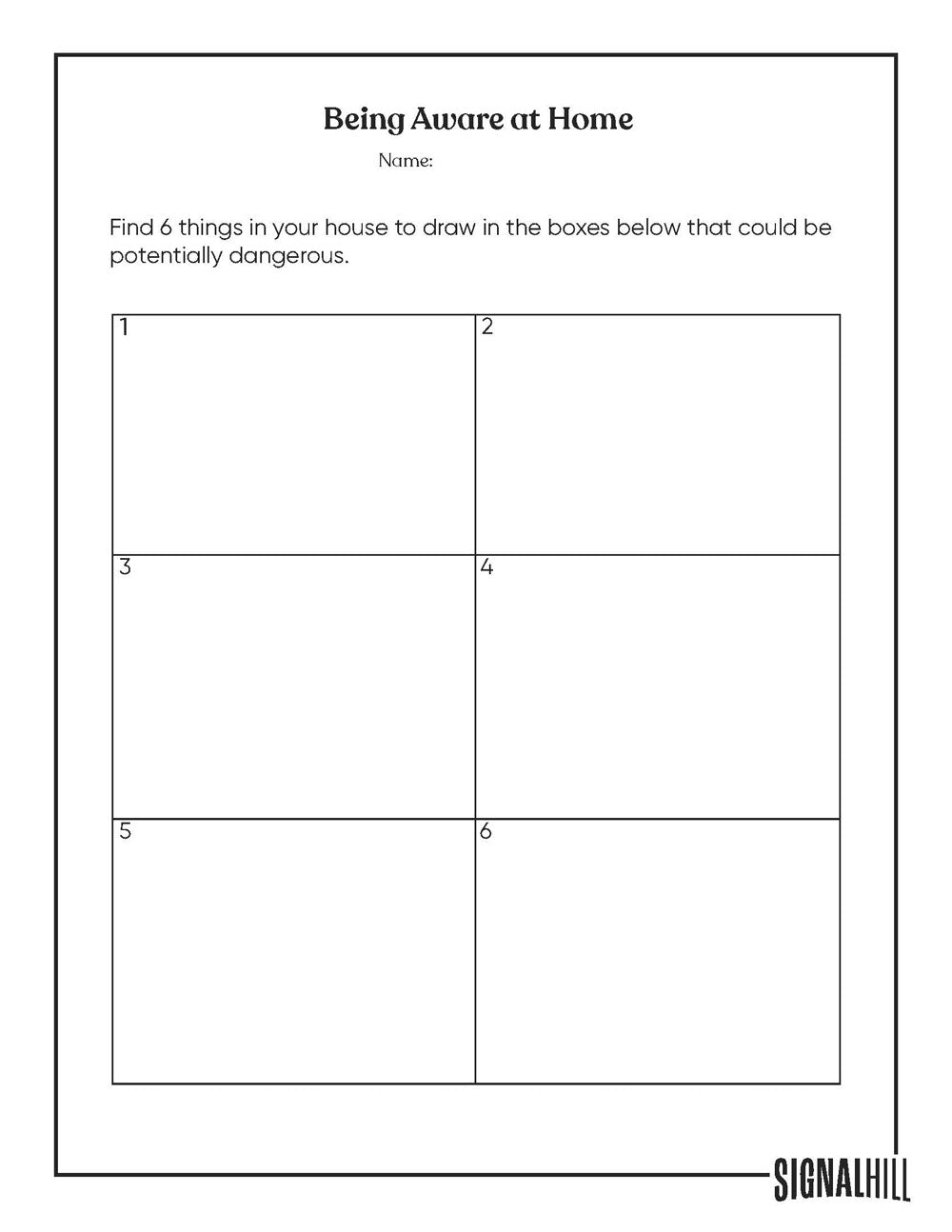 Lesson Plan 2: Keeping Myself Safe