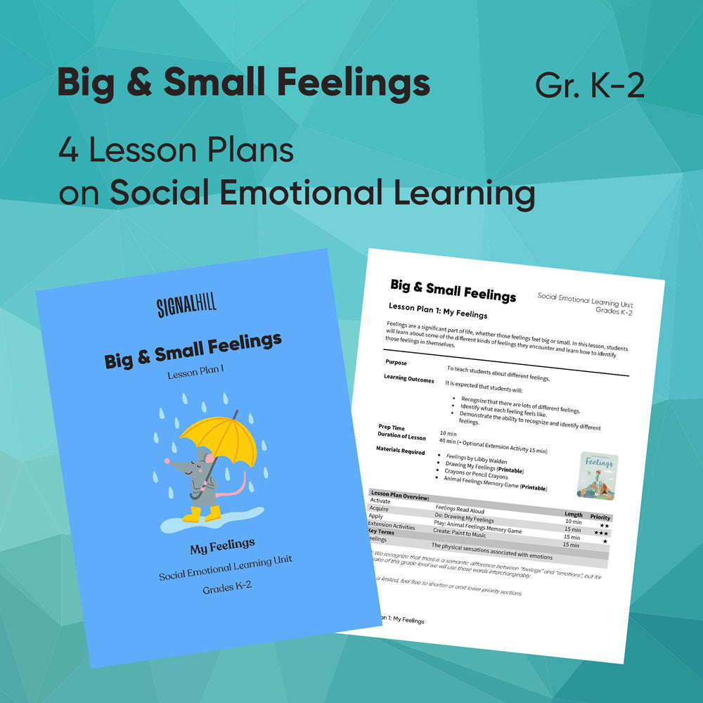 Big & Small Feelings - Lesson Plan Bundle (4 Lesson Plans)