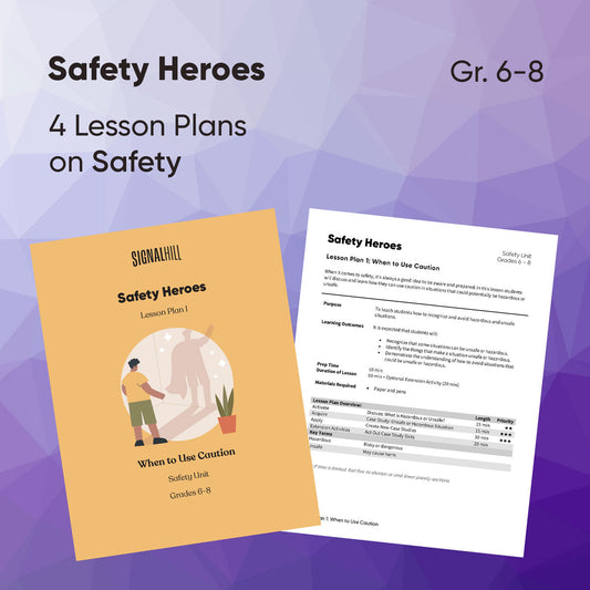 Safety Heroes - Lesson Plan Bundle (4 Lesson Plans)