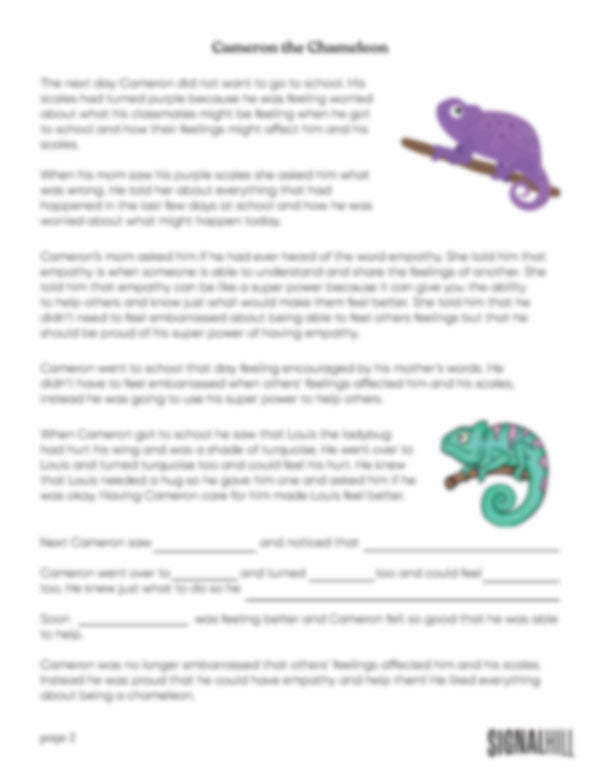 Lesson Plan 4: The Gift of Empathy