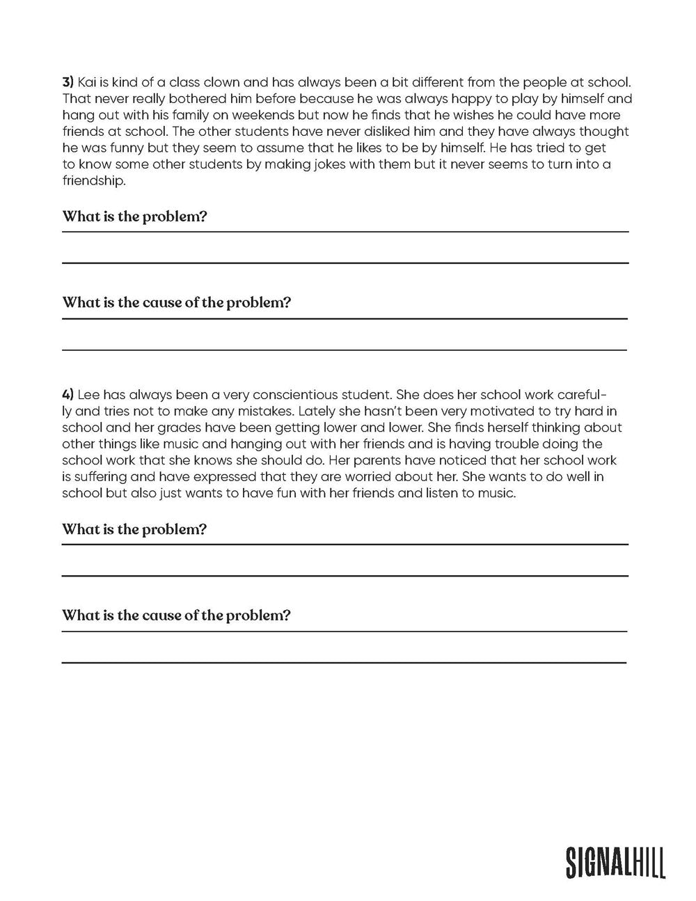 Lesson Plan 3: Solving Problems