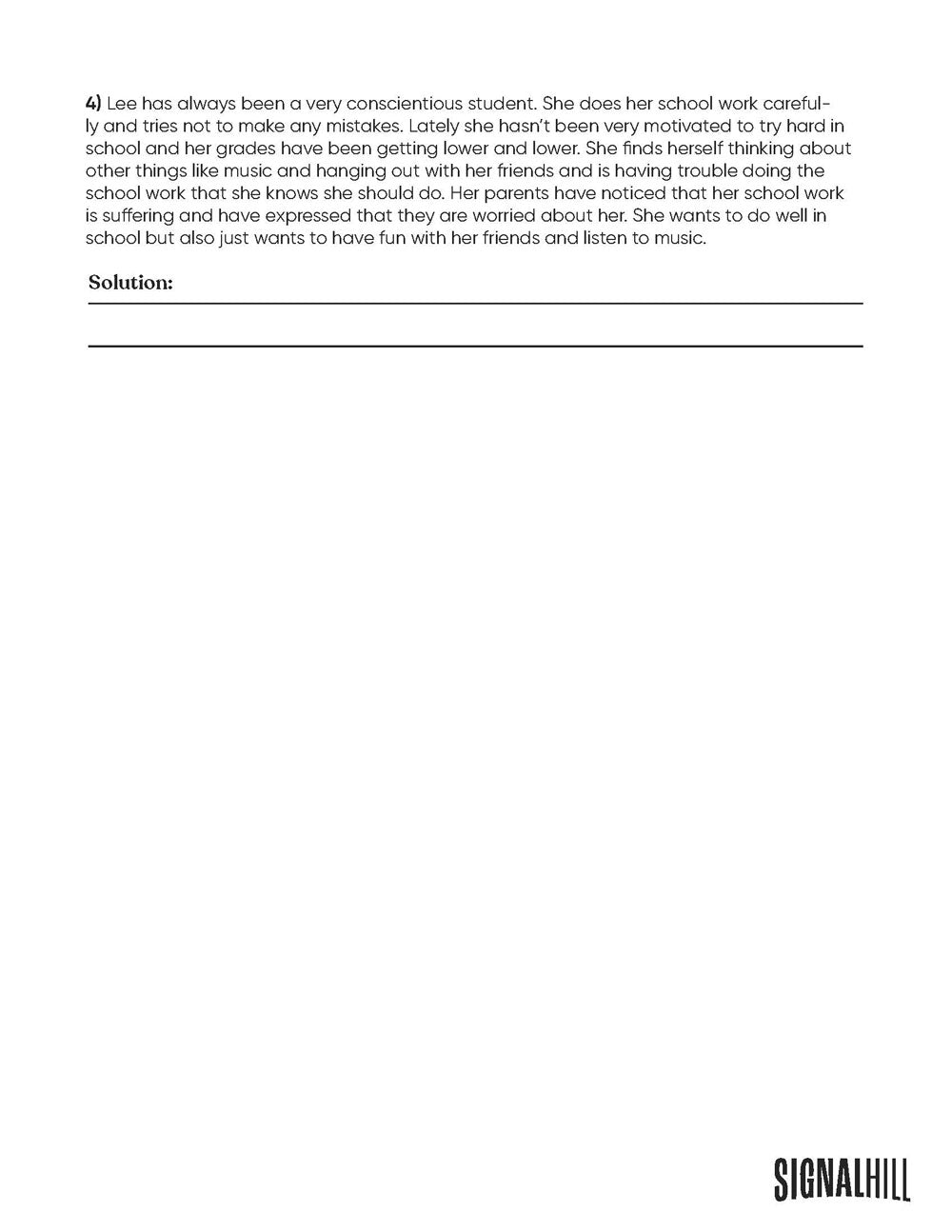Lesson Plan 3: Solving Problems
