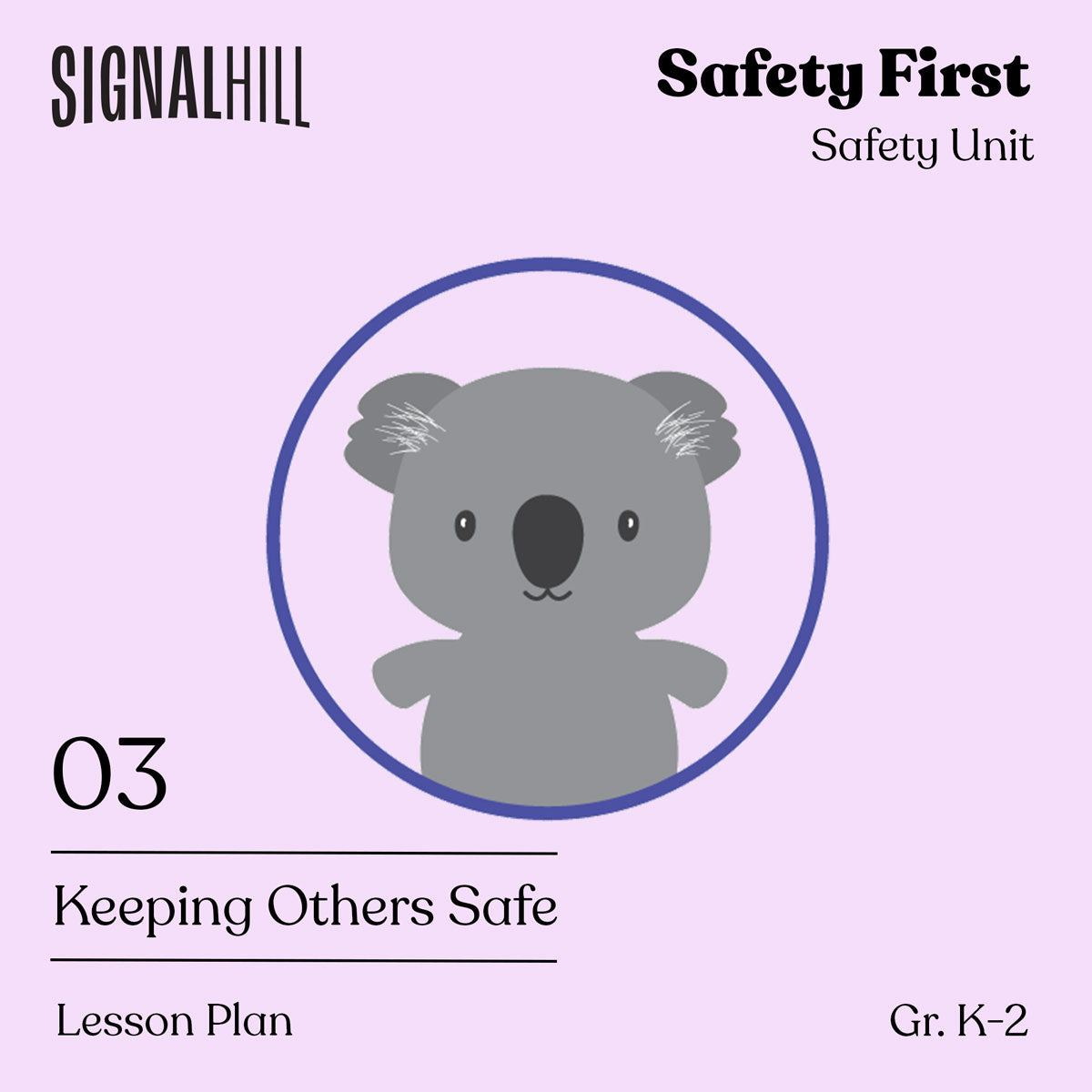 Lesson Plan 3: Keeping Others Safe