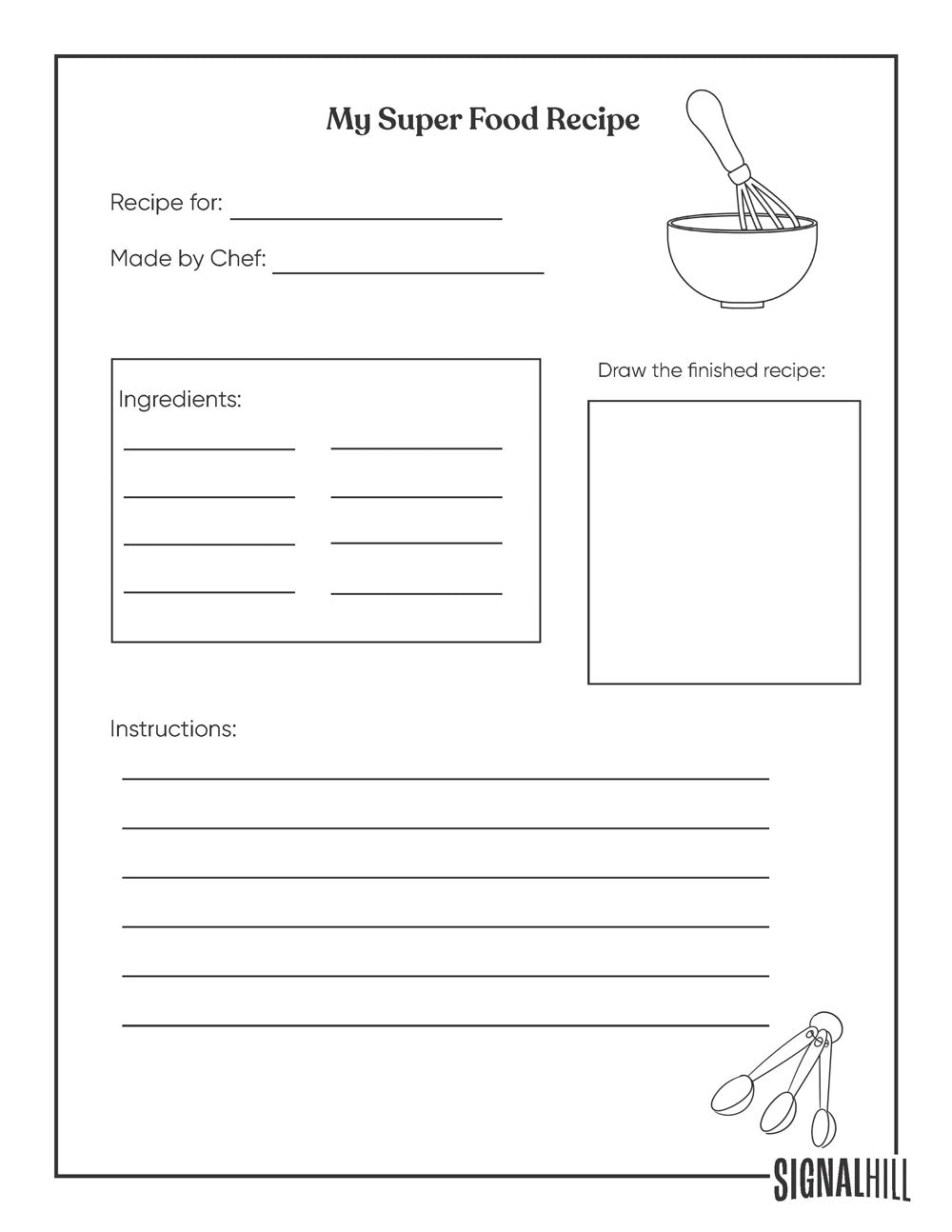 Lesson Plan 2: Super Foods