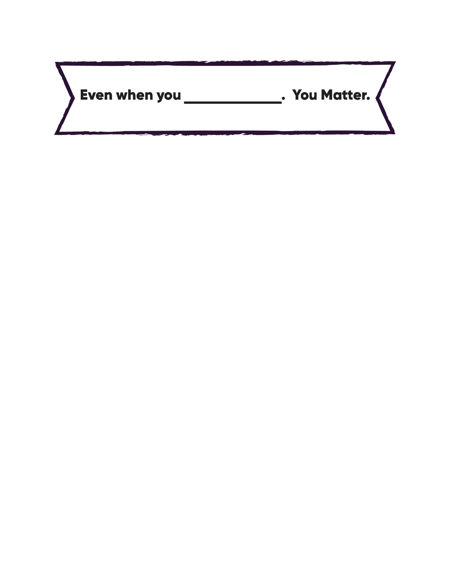 Lesson Plan 4: Do I Matter?