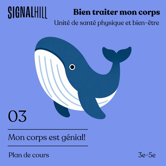 Plan de cours 3: Mon corps est génial!