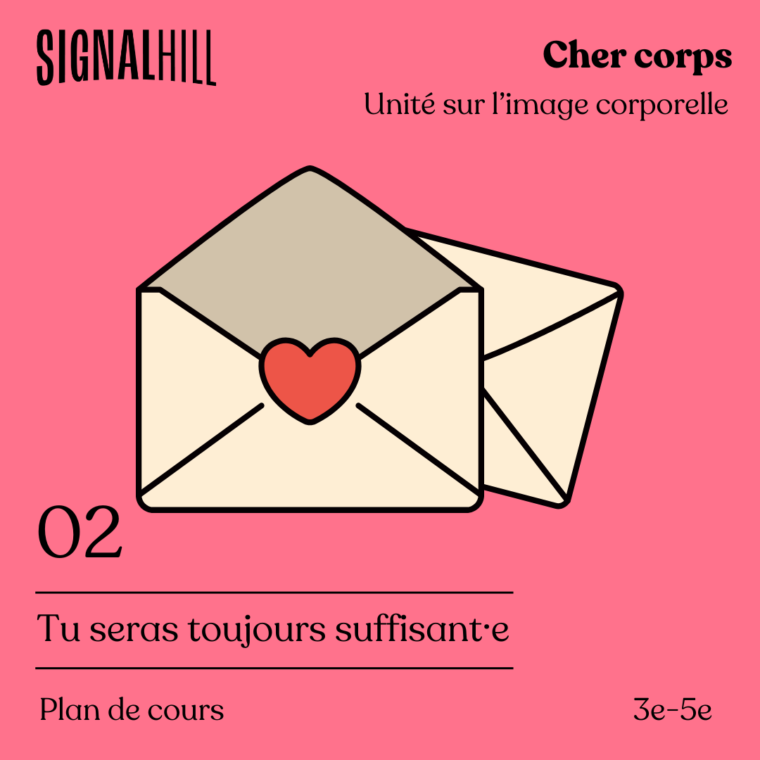 Plan de cours 2: Tu seras toujours suffisant·e