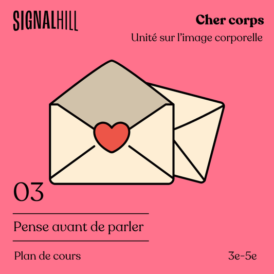 Plan de cours 3: Pense avant de parler