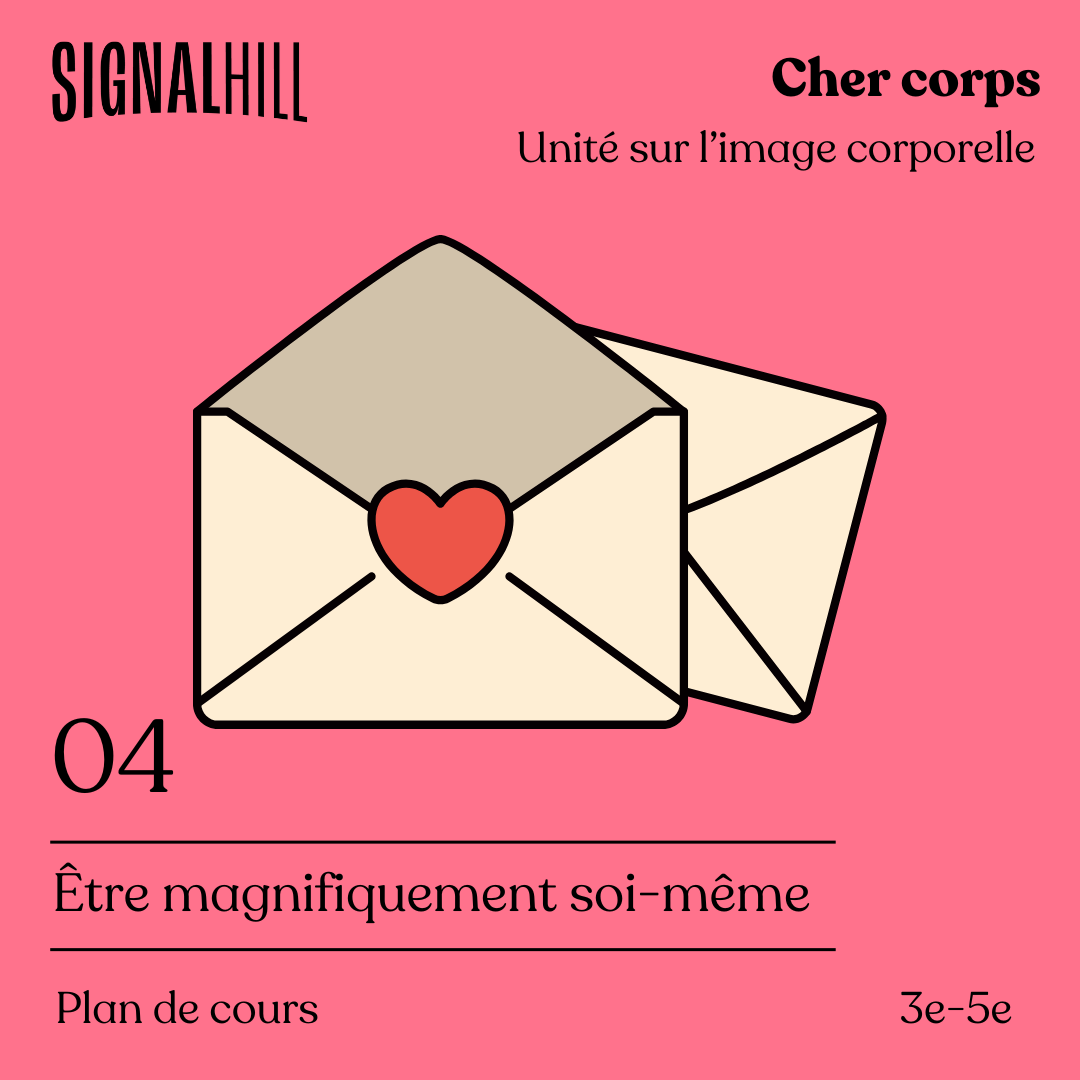 Plan de cours 4: Être magnifiquement soi-même