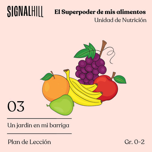 Lección 3: Un jardin en mi barriga