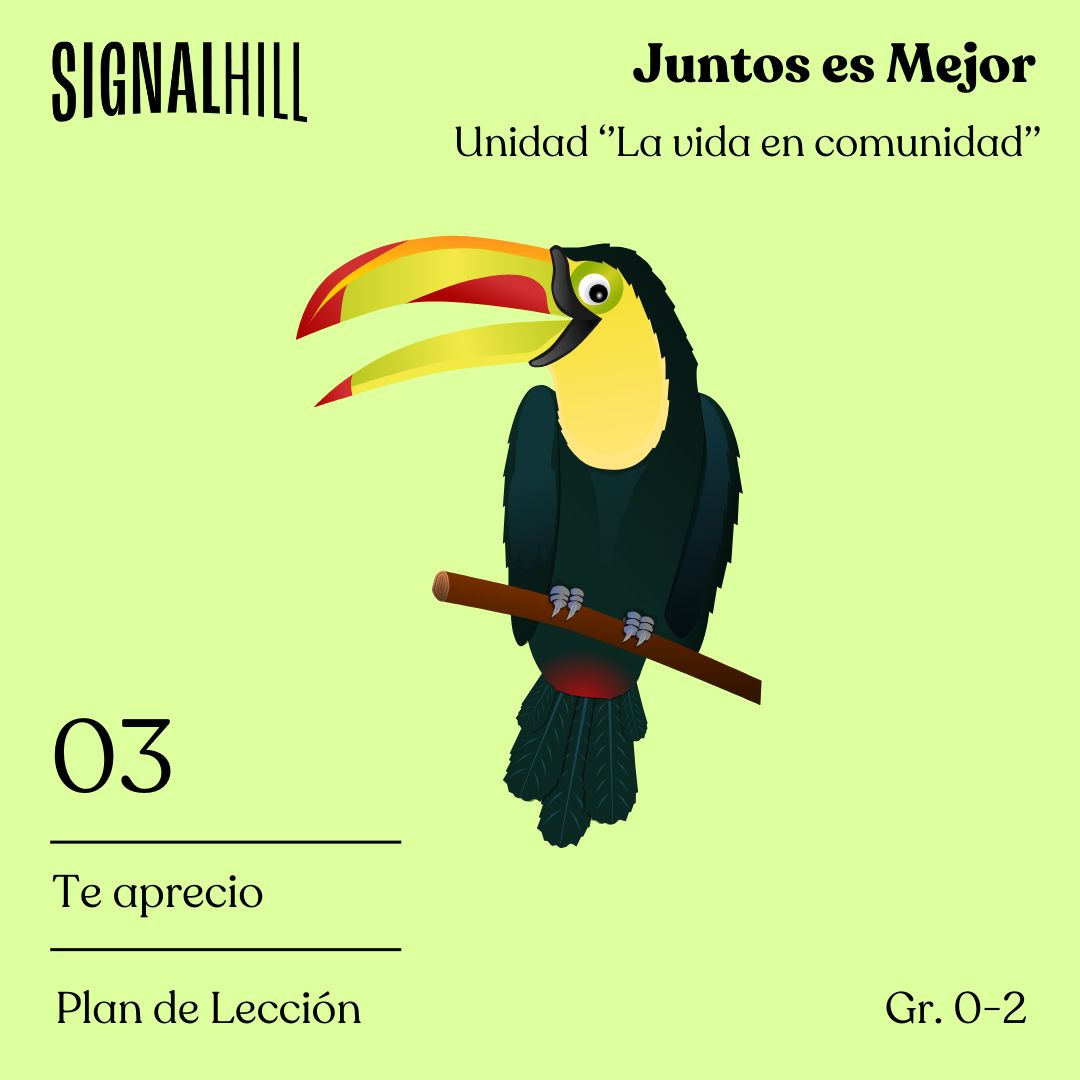 Lección 3: Te aprecio