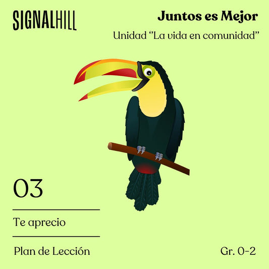 Lección 3: Te aprecio