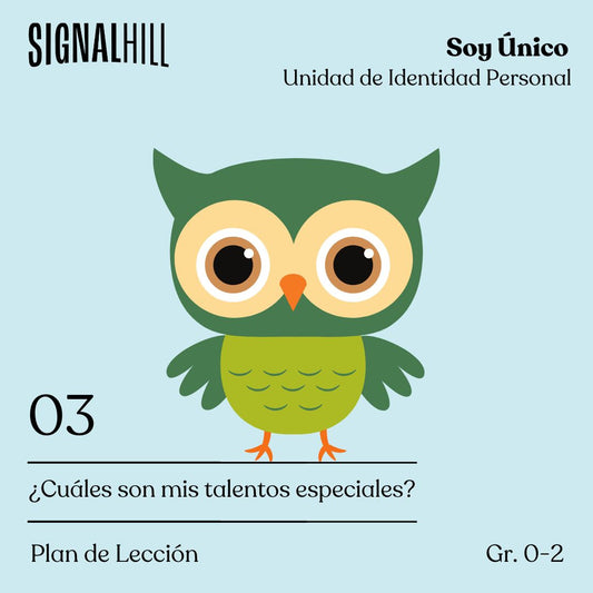 Lección 3: ¿Cuáles son mis talentos especiales?
