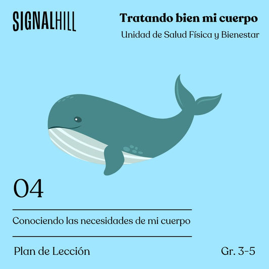 Lección 4: Conociendo las necesidades de mi cuerpo