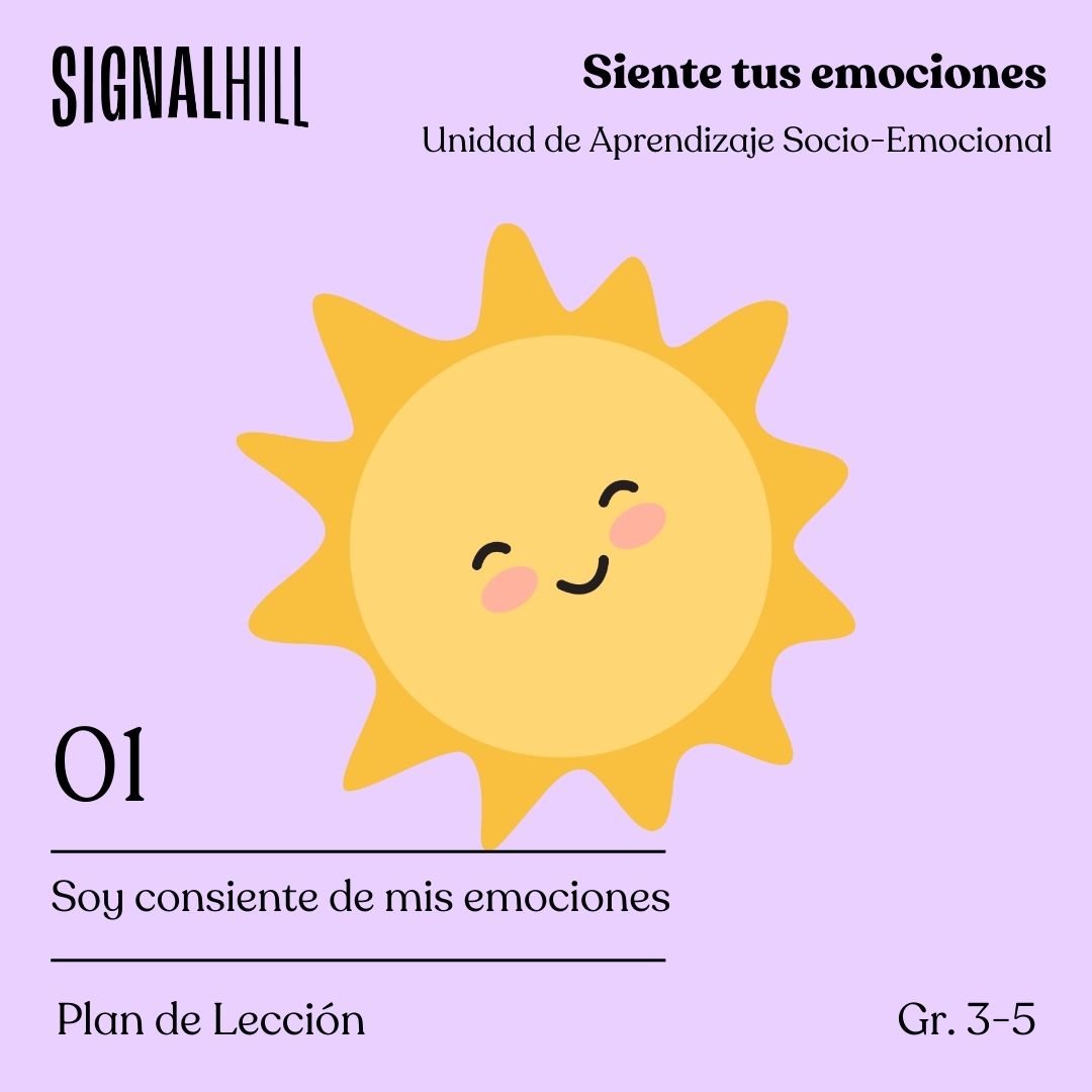 Lección 1: Soy consiente de mis emociones