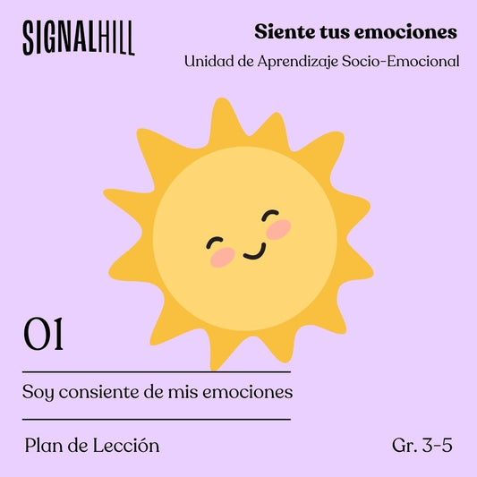 Lección 1: Soy consiente de mis emociones