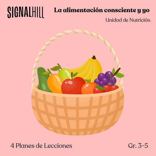 La alimentación consciente y yo -  Paquete de Plan de Lecciones (4 Plan de Lecciones)