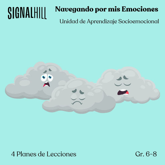 Navegando por mis Emociones  -  Paquete de Plan de Lecciones (4 Plan de Lecciones)