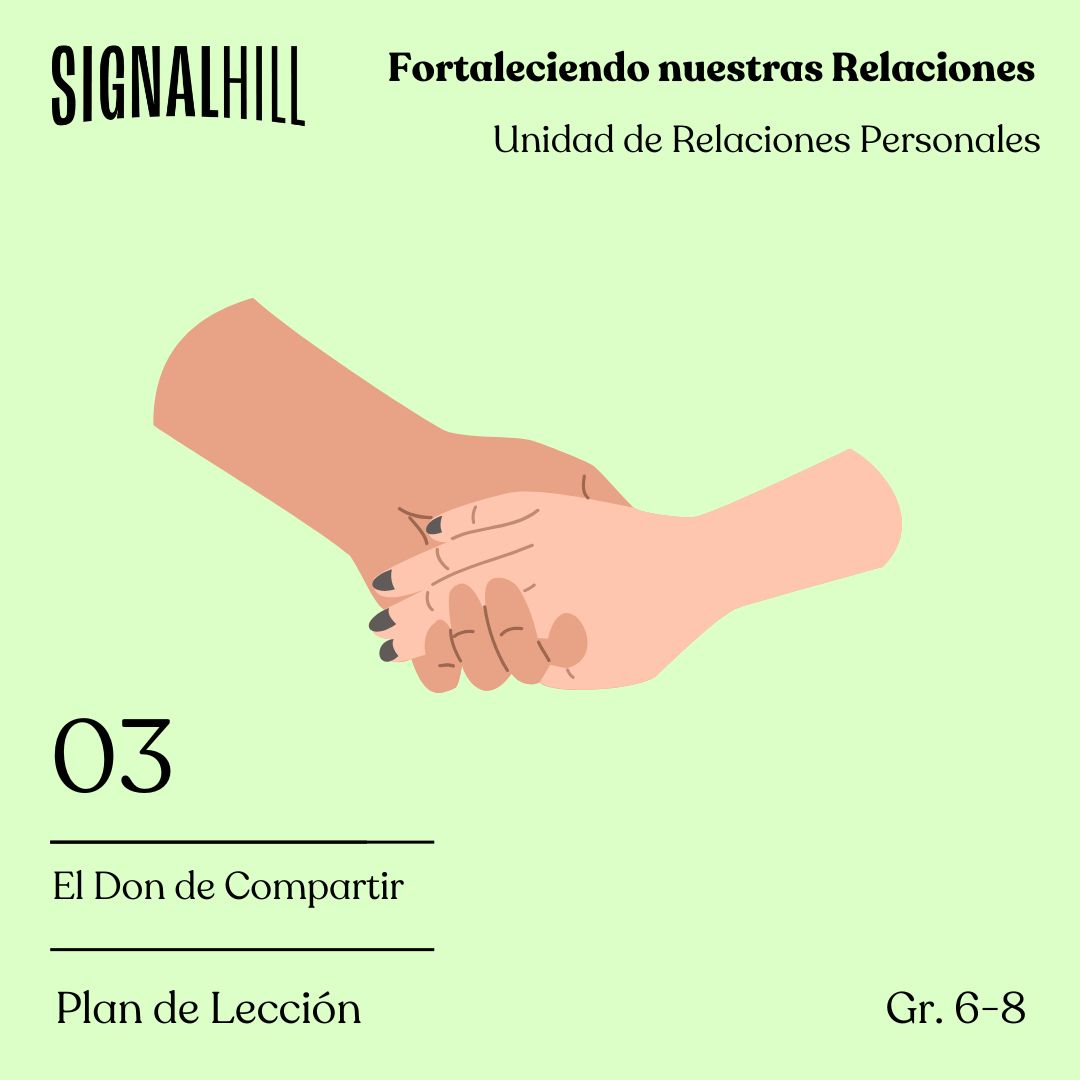 Lección 3: El Don de Compartir