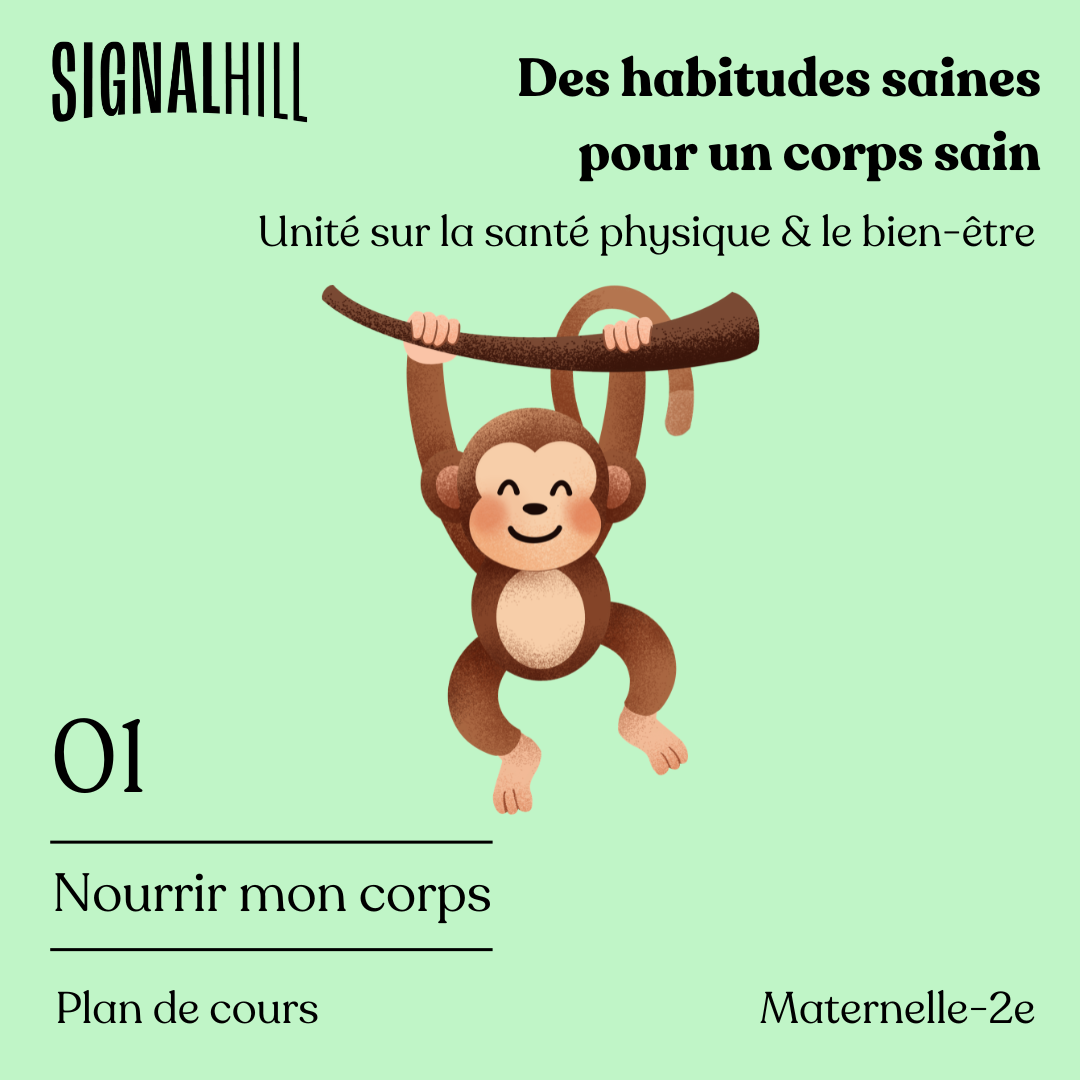 Plan de cours 1: Nourrir mon corps