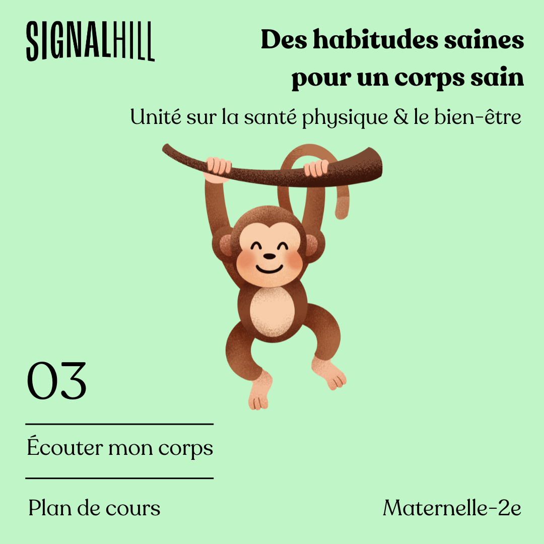 Plan de cours 3 : Écouter mon corps