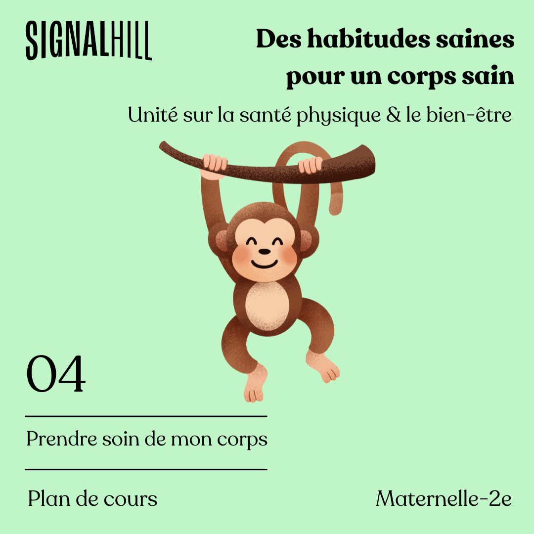 Plan de cours 4 : Prendre soin de mon corps