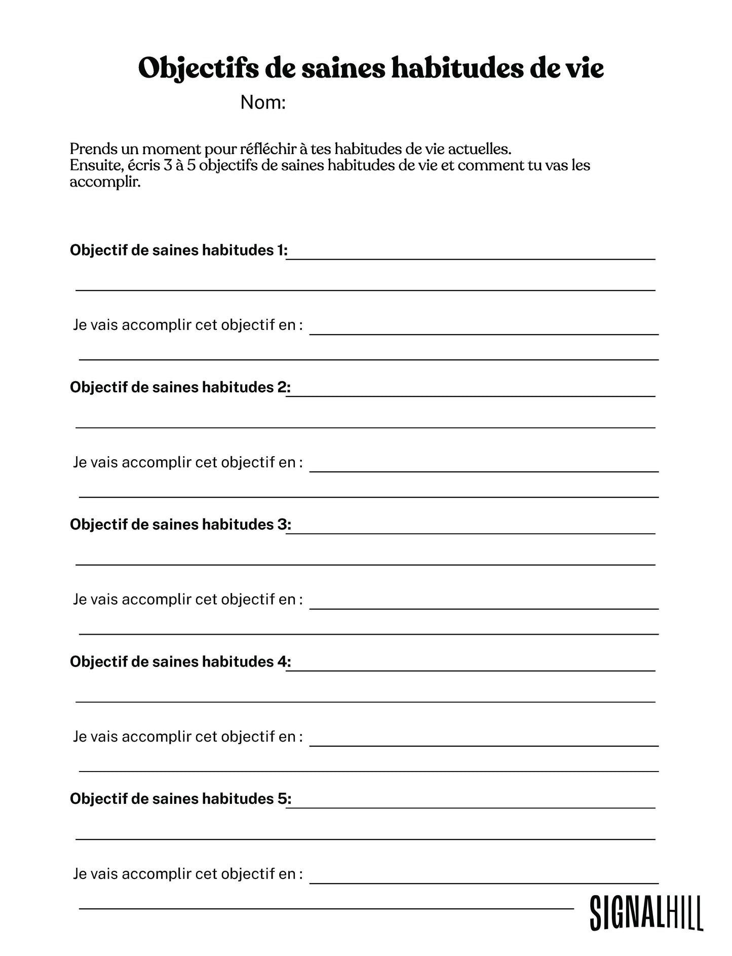 Plan de cours 3: Des aliments qui aident l’humeur et l’esprit