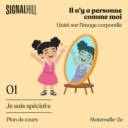 Plan de cours 1: Je suis spécial·e