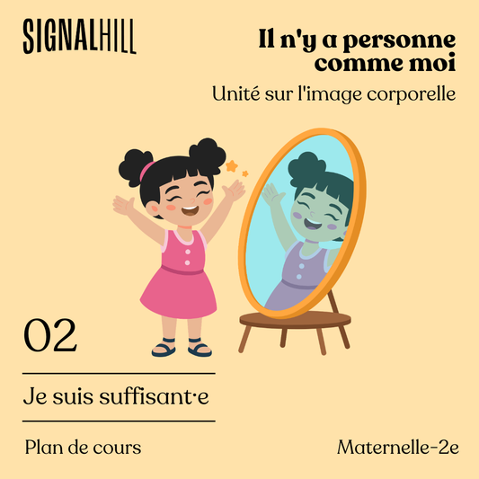 Plan de cours 2: Je suis suffisant·e