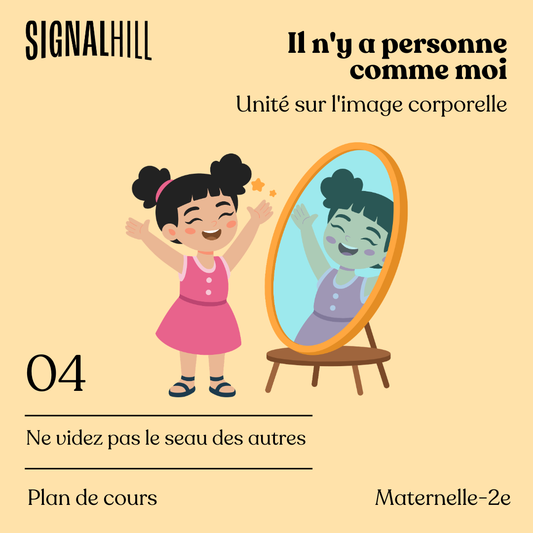 Plan de cours 4: Ne videz pas le seau des autres