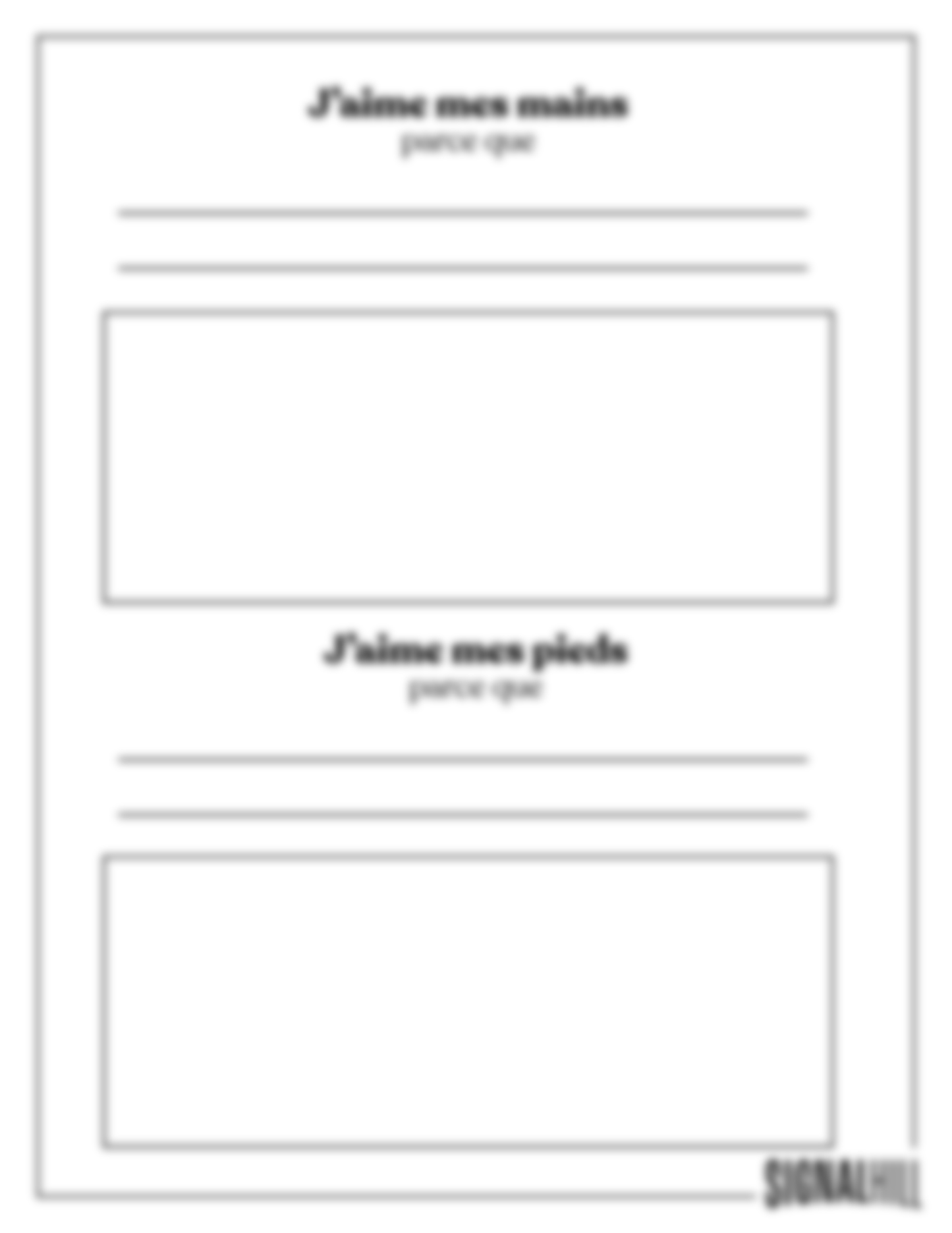 Plan de cours 1: Je suis spécial·e