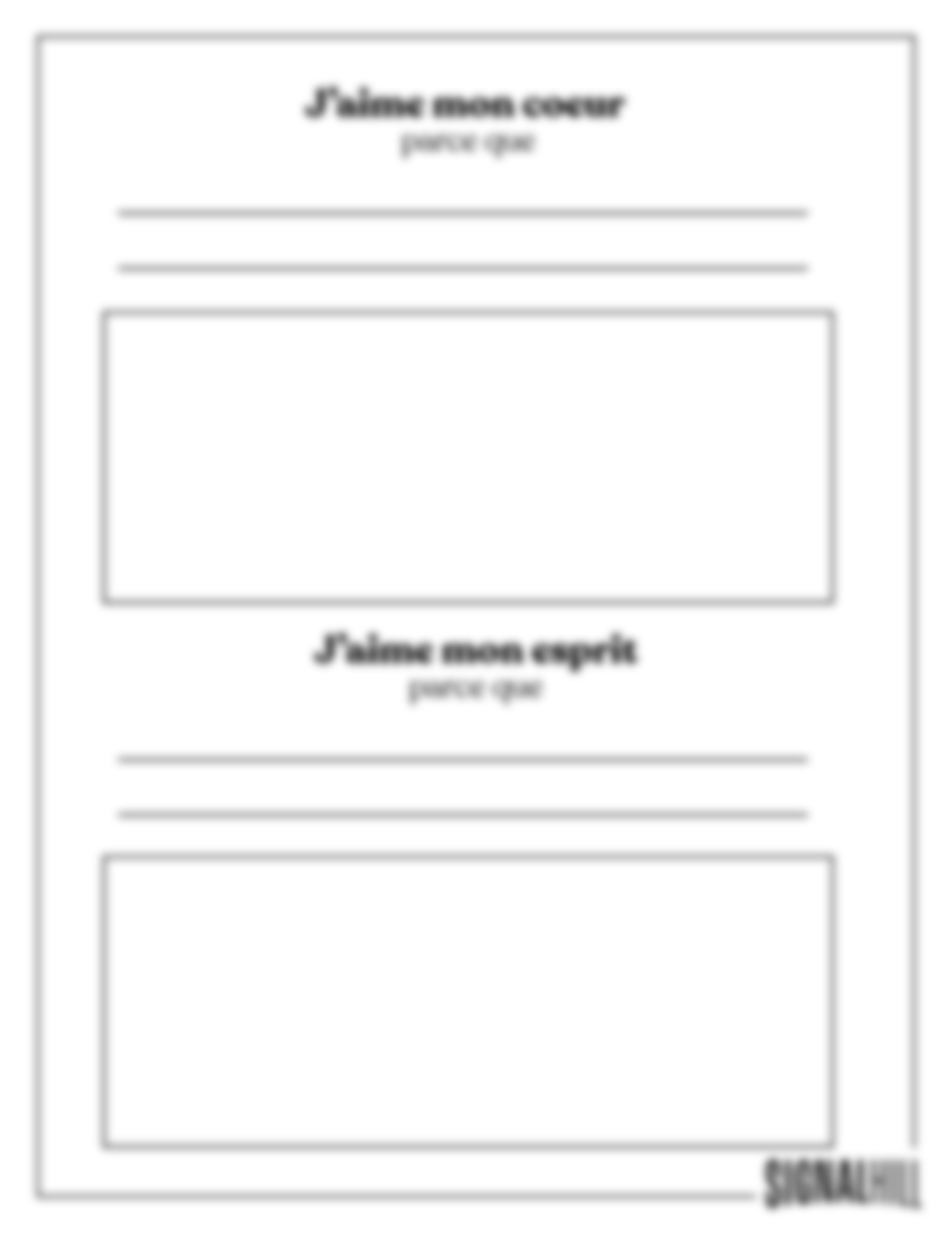 Plan de cours 1: Je suis spécial·e