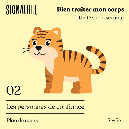 Plan de cours 2: Les personnes de confiance