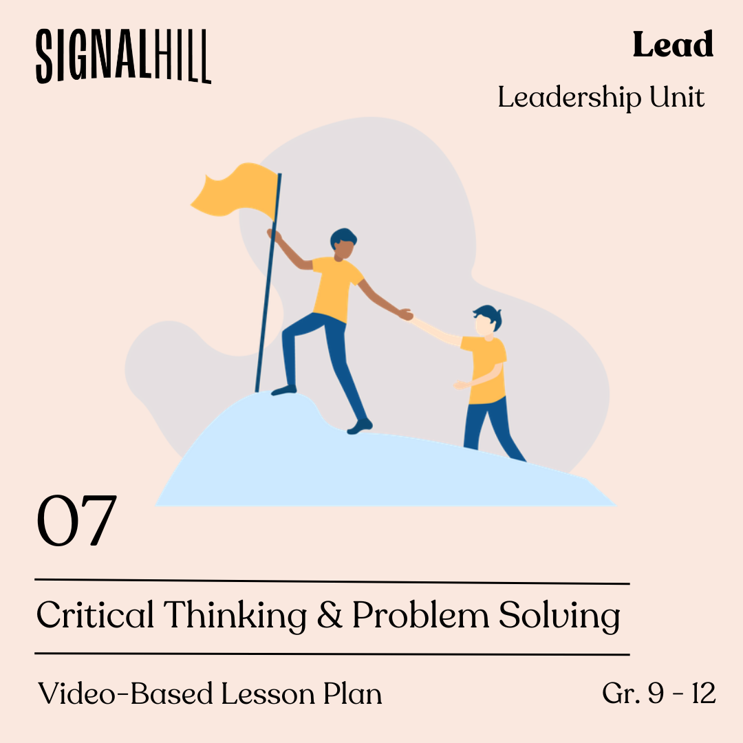 Lesson Plan 7: Critical Thinking & Problem Solving
