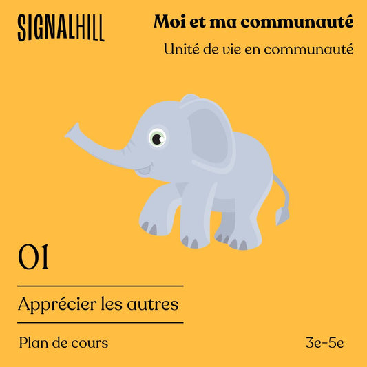 Plan de cours 1: Apprécier les autres
