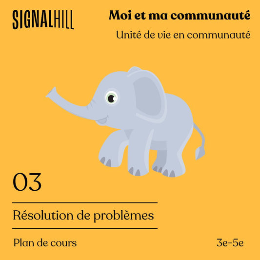 Plan de cours 3: Résolution de problèmes