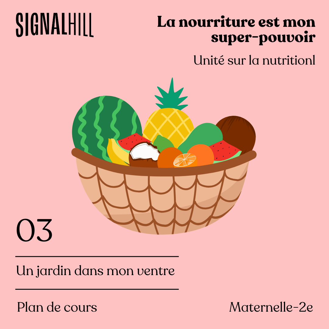 Plan de cours 3: Un Jardin Dans Mon Ventre