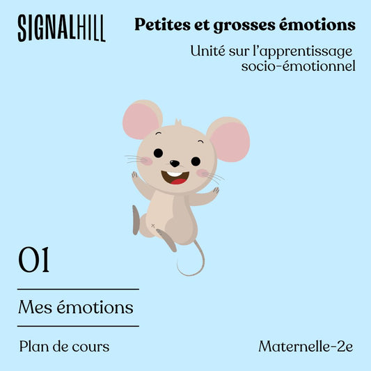 Plan de cours 1: Mes émotions