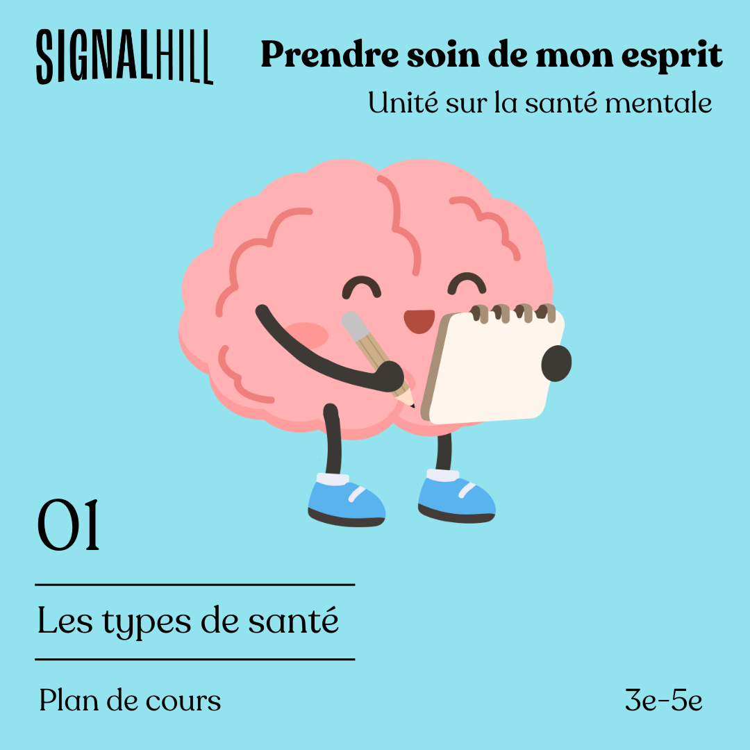 Plan de cours 1: Les types de santé