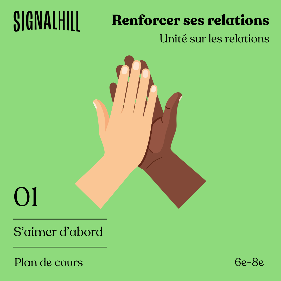 Plan de cours 1 : S’aimer d’abord