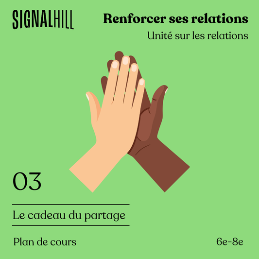 Plan de cours 3: Le cadeau du partage