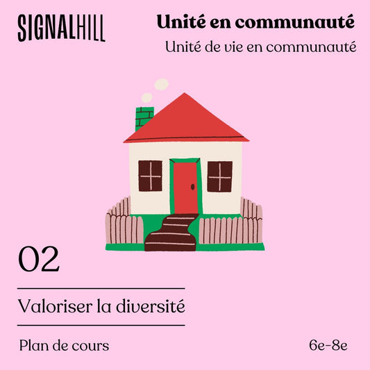 Plan de cours 2: Valoriser la diversité