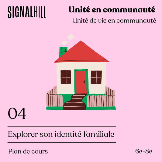 Plan de cours 4: Explorer son identité familiale