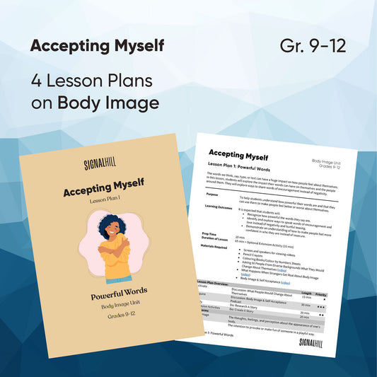 Accepting Myself - Lesson Plan Bundle (4 Lesson Plans)